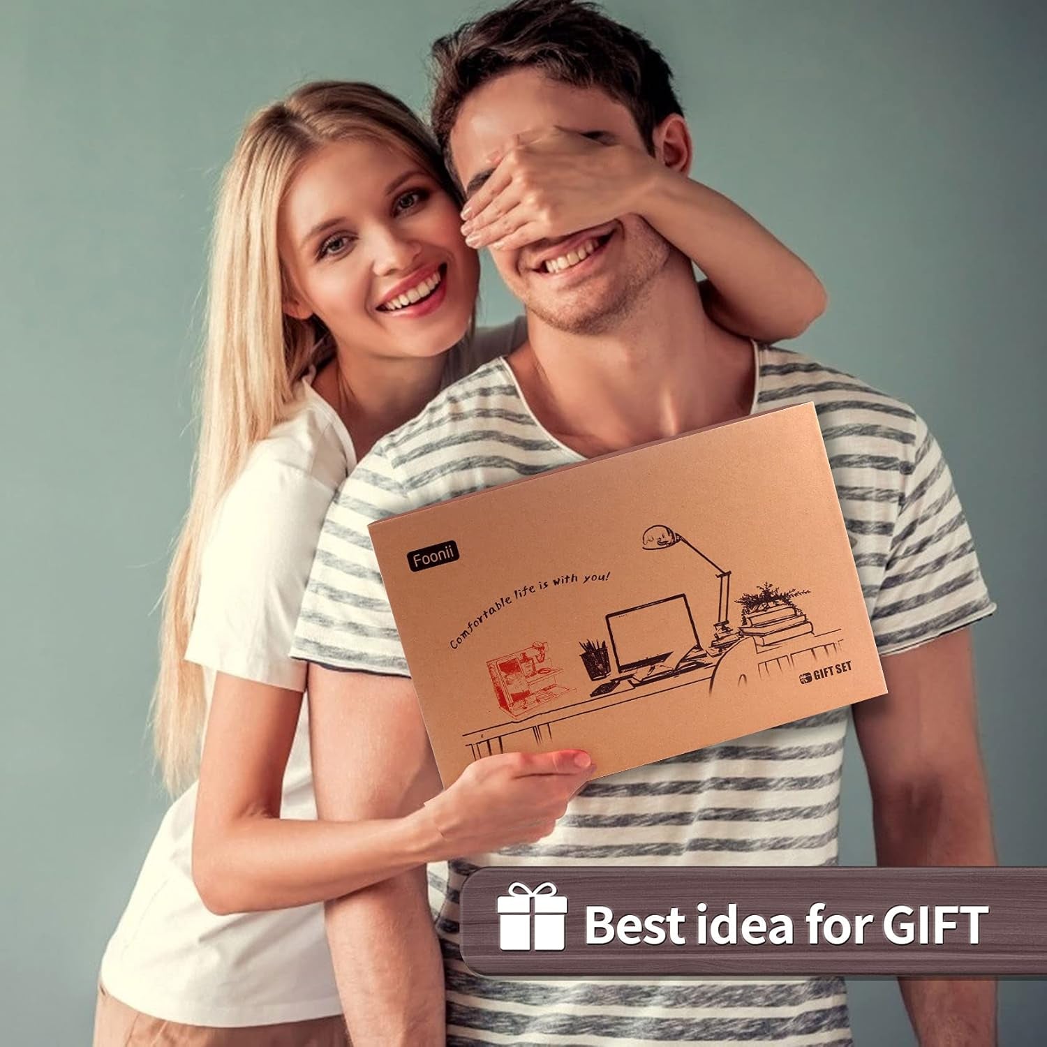 Wood Phone Docking Station Black Key Holder Wallet Stand Watch Organizer Men Gift Husband Wife Anniversary Dad Birthday Nightstand Purse Father Graduation Male Travel Perfect Gadgets