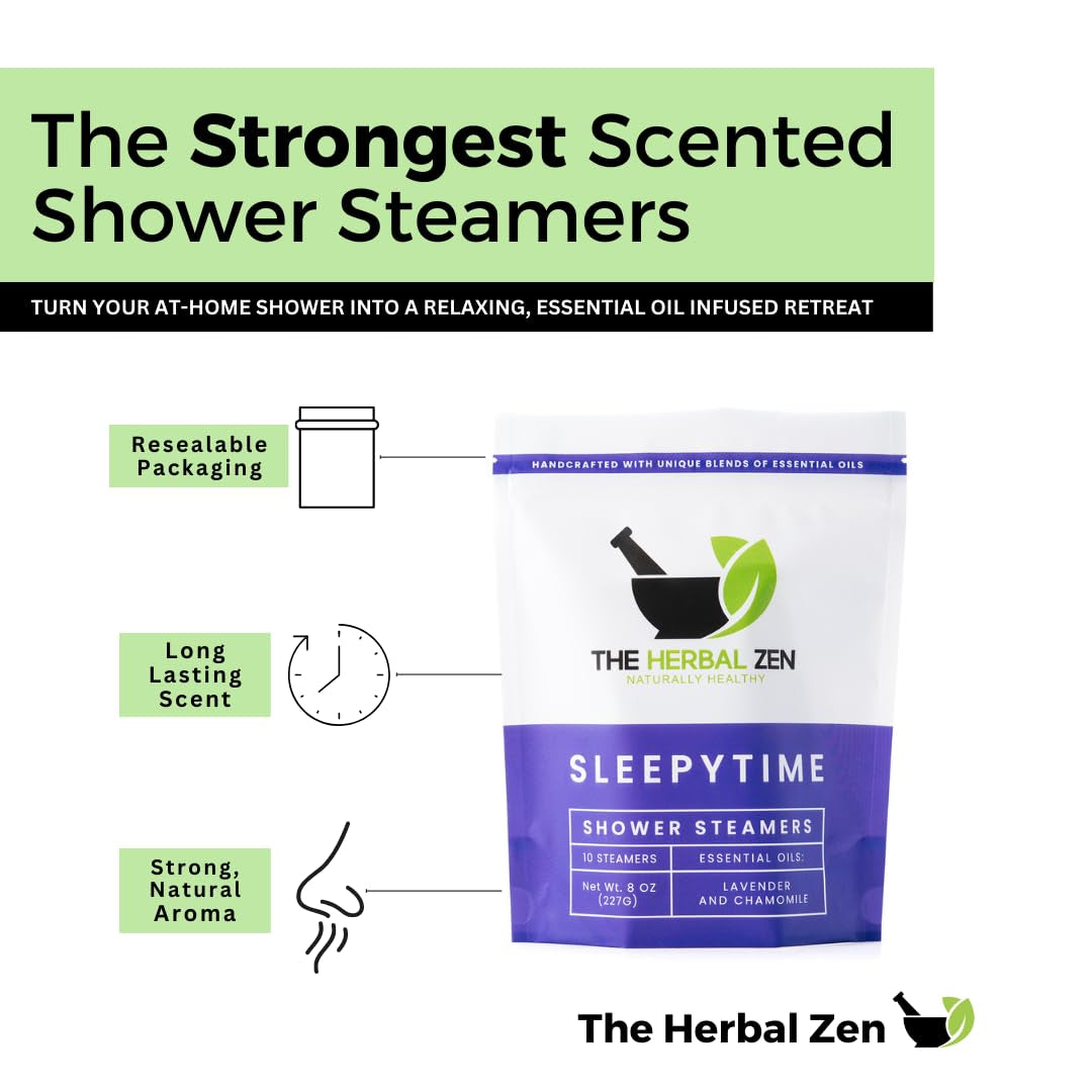 Lavender Shower Steamers Aromatherapy with Essential Oils, Made in the USA Shower Bombs, Shower Bomb Aromatherapy, Relaxing Gifts for Women, Spa Day Gifts, Birthday Gifts for Women and Men