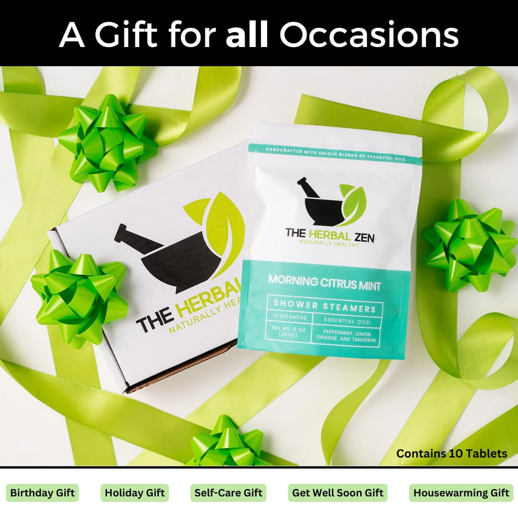 Citrus Shower Steamers Aromatherapy with Essential Oils, Made in the USA Shower Bombs, Shower Bomb Aromatherapy, Gifts for Women, Spa Day Gifts, Self Care Gift, Birthday Gifts, Mothers Day Gift