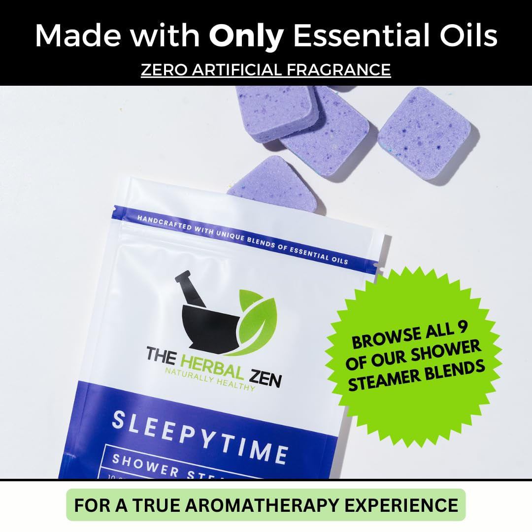Lavender Shower Steamers Aromatherapy with Essential Oils, Made in the USA Shower Bombs, Shower Bomb Aromatherapy, Relaxing Gifts for Women, Spa Day Gifts, Birthday Gifts for Women and Men