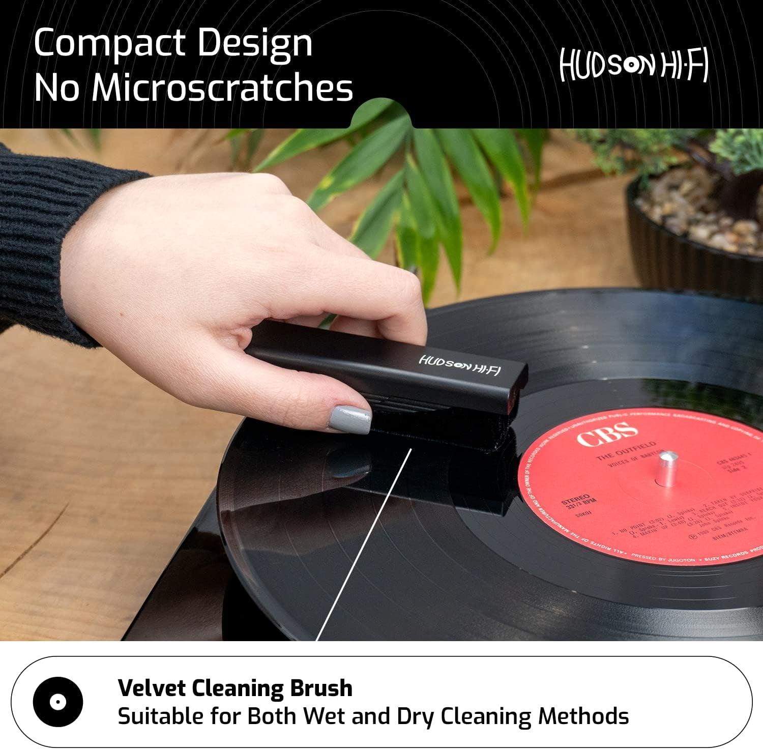 Vinyl Record Cleaning Kit 9-In-1 - Record Mitts, Anti-Static Record Cleaner W/Microfiber Cloth, Label Protector, Velvet & Carbon Fiber Record Cleaning Brush, Gel Stylus Cleaner for Record Needles