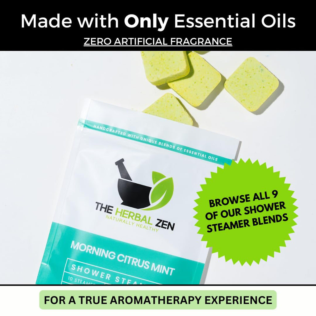 Citrus Shower Steamers Aromatherapy with Essential Oils, Made in the USA Shower Bombs, Shower Bomb Aromatherapy, Gifts for Women, Spa Day Gifts, Self Care Gift, Birthday Gifts, Mothers Day Gift