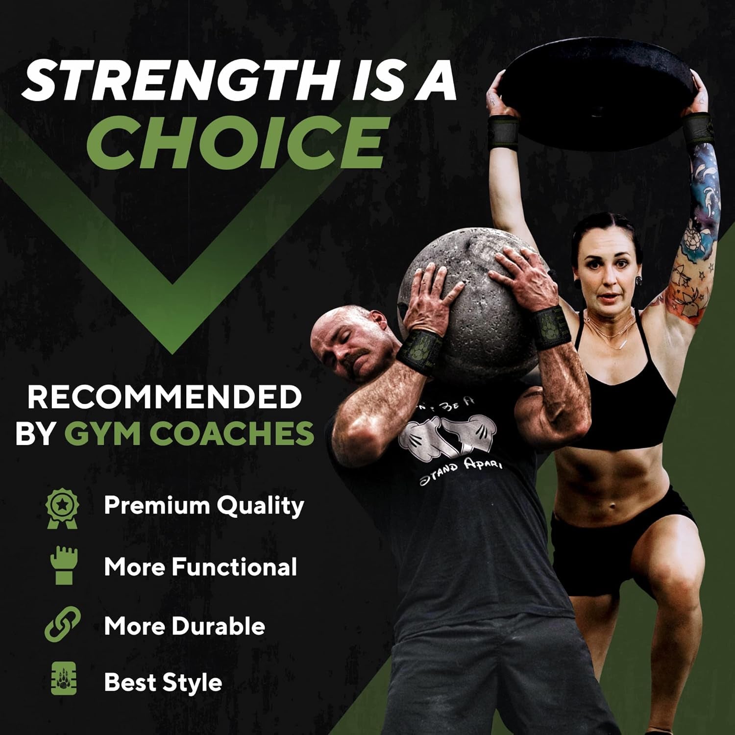 Wrist Wraps for Weightlifting - Professional Wrist Straps for Men and Women - Strength Training, Bodybuilding, Powerlifting, Cross Fit - Eliminate Wrist Pain with Durable Support (Since 2010)