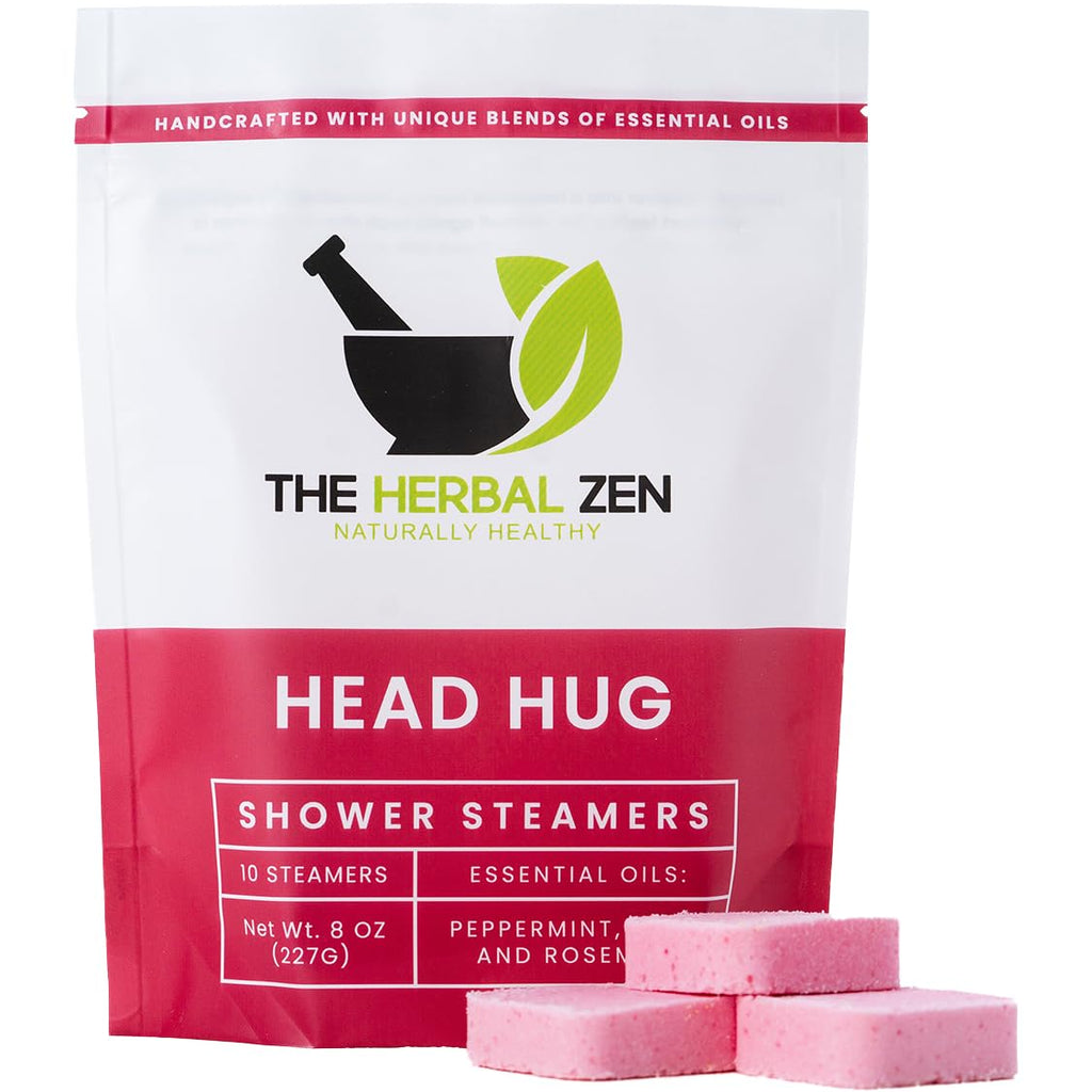 Head Hug Shower Steamers Aromatherapy for Soothing Relief, Bath Gift for Women, Mothers Day, Shower Steamers for Women and Men, Shower Bombs Made in the USA, Shower Tablets with Essential Oils